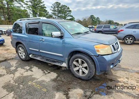 2012 Nissan Armada Platinum z USA, uszkodzony, nr VIN 5N1AA0NE5CN612672